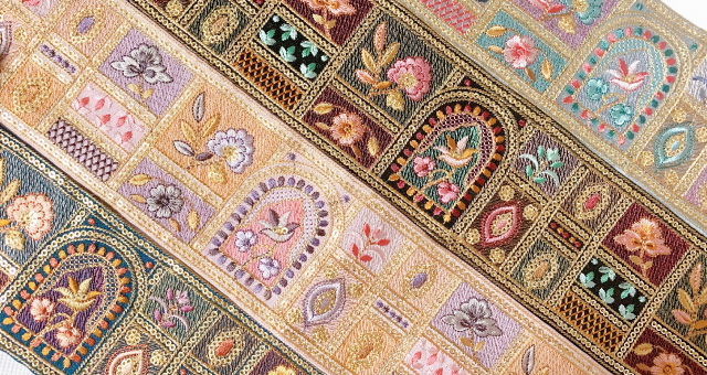 インド刺繍リボンの世界