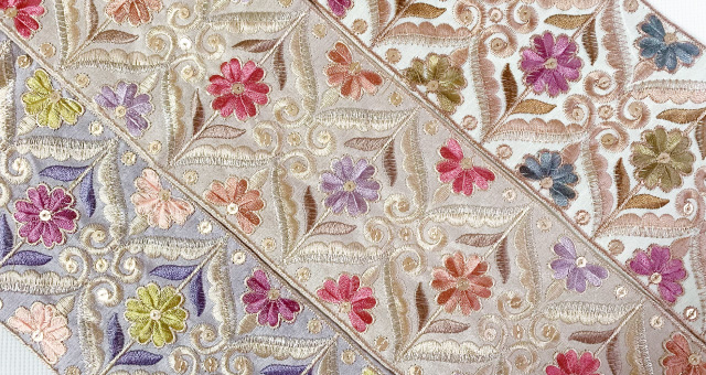 インド刺繍リボンの世界
