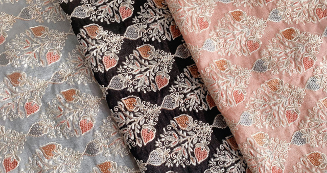 インド刺繍生地の世界